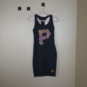 Puma Sleeveless Flourish XTG Dress in Black Size XS